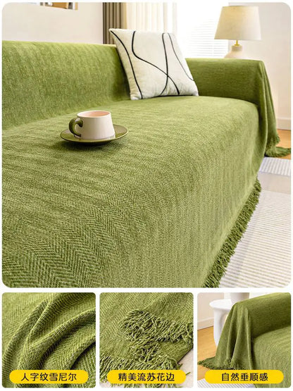 Advanced Chenille Sofa Towel Cover Cloth