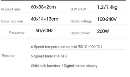 Portable Warming Trays - Navy Blue