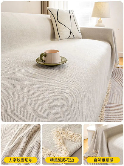 Advanced Chenille Sofa Towel Cover Cloth